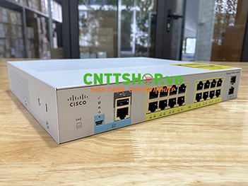 WS-C2960L-16PS-LL Cisco Catalyst 2960L 16 Ports GigE PoE+, 2x 1G SFP, LAN Lite