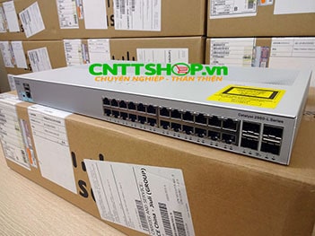 WS-C2960L-24TQ-AP Cisco Catalyst 2960L 24 Port GigE 4 x 10G SFP+ LAN Lite