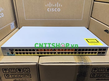 WS-C2960L-SM-48PQ Cisco 2960L Smart Managed 48 port GigE PoE+ 370W