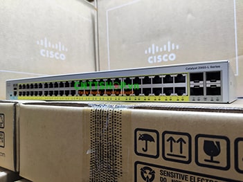 WS-C2960L-48PS-AP Cisco Catalyst 2960L 48 port GigE PoE, 4 x 1G SFP LAN Lite