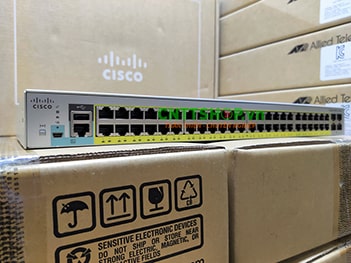 WS-C2960L-48PS-AP Cisco Catalyst 2960L 48 port GigE PoE, 4 x 1G SFP LAN Lite