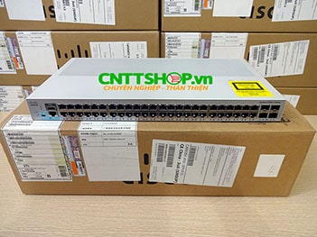 WS-C2960L-SM-48TQ Cisco Catalyst 2960L Smart Managed 48 Ports GigE, 4x10G Uplink