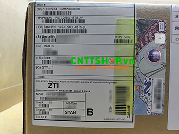 WS-C2960L-48TS-LL Cisco Catalyst 2960L 48 Ports GigE, 4 x 1G SFP, LAN Lite