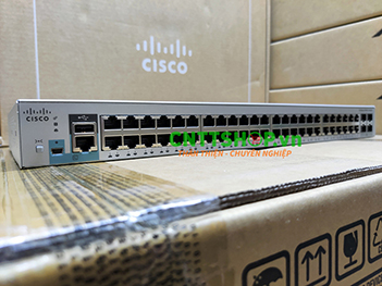 WS-C2960L-48TS-LL Cisco Catalyst 2960L 48 Ports GigE, 4 x 1G SFP, LAN Lite