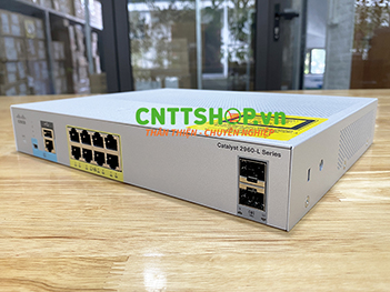 WS-C2960L-8PS-AP Cisco Catalyst 2960L 8 Ports GigE PoE 2x1G SFP LAN Lite