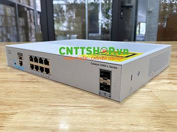 WS-C2960L-8TS-AP Cisco Catalyst 2960L 8 Ports GigE, 2 x 1G SFP LAN Lite