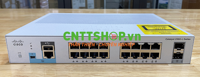 Switch Cisco WS-C2960L-SM-16TS 2960L 16 port GigE, 2 x 1G SFP LAN Lite