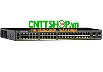 WS-C2960XR-48FPS-I Cisco Catalyst 2960XR Stackable 48 PoE+ 740W, 4 SFP, IP Lite