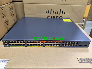WS-C2960X-48LPD-L Cisco Catalyst 2960X Stackable 48GE PoE+ 370W, 2SFP+, LAN Base