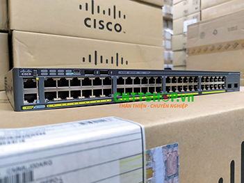 WS-C2960X-48LPD-L Cisco Catalyst 2960X Stackable 48GE PoE+ 370W, 2SFP+, LAN Base