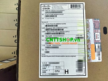 WS-C2960XR-24PS-I Cisco Catalyst 2960XR Stackable 24 PoE+ 370W, 4 SFP, IP Lite