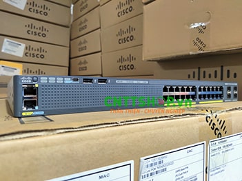 WS-C2960XR-24PS-I Cisco Catalyst 2960XR Stackable 24 PoE+ 370W, 4 SFP, IP Lite