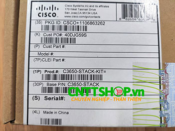 C3650-STACK-KIT Cisco Catalyst 3650 Flexstack-Plus Stack Module