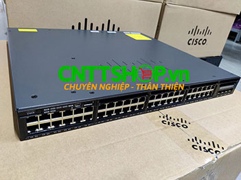 Switch Cisco WS-C3650-48FD-L 48 Ports 1G PoE+, 2x10G LAN Base