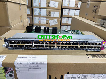 WS-X4748-RJ45-E - Cisco Catalyst 4500E Series Line cards 48 Ports 10/100/1000 Non-Blocking