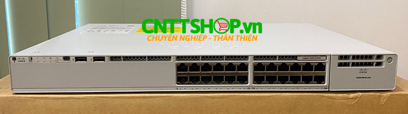 Switch Cisco C9200-24P-A Catalyst 9200 24 Port 10/100/1000 PoE+ 370W, Network Advantage