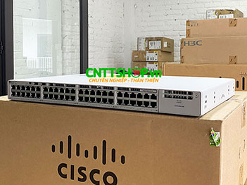 C9200-48P-E Switch Cisco Catalyst 9200 48 Port PoE+ 740W, Network Essentials