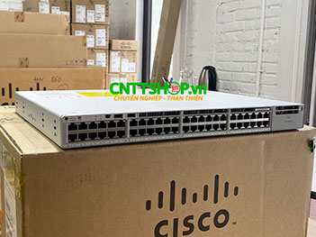 C9200-48P-E Switch Cisco Catalyst 9200 48 Port PoE+ 740W, Network Essentials