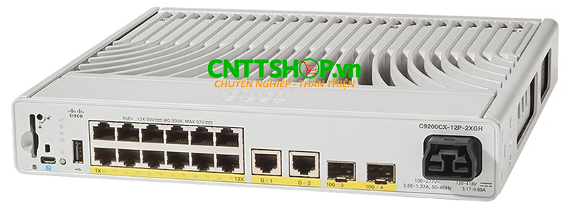 Switch Cisco Catalyst C9200CX-12P-2XGH-A PoE+
