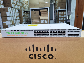 C9200L-24P-4X-A Switch Cisco Catalyst 9200L 24 Port PoE+, 4x10G uplink, Network Advantage