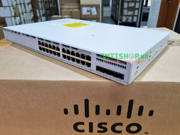 C9200L-24P-4X-A Switch Cisco Catalyst 9200L 24 Port PoE+, 4x10G uplink, Network Advantage