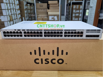 C9200L-48P-4X-A Switch Cisco Catalyst 9200L 48 Port PoE+ 740W, 4x10G uplink, Network Advantage