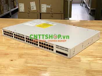 C9200L-48PL-4X-E Cisco Catalyst 9200L 48-port PoE+, Network Essentials Switch.