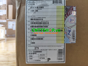 C9200L-48PXG-4X-E Switch Cisco Catalyst 9200L 48-port (12xmGig, 36x1G, 4x10G) PoE+, Network Essentials