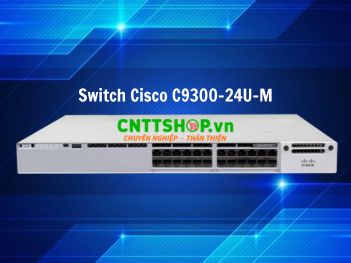 Switch Cisco C9300-24U-M 24-port GbE UPoE, Uplink Module