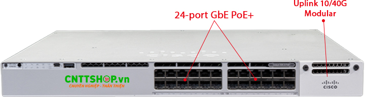 Thiết bị chuyển mạch Switch Cisco Catalyst C9300-24P-M