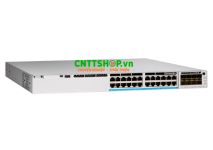 Switch Cisco C9300-24UX-M, 24-port mGbE UPoE, Module Uplink
