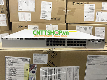 C9300-24P-A Switch Cisco 24 Ports PoE+ 445W Network Advantage