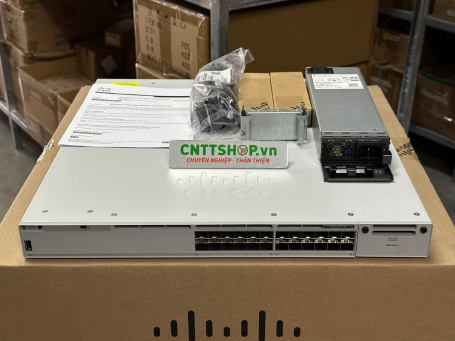 Switch Cisco Catalyst 9300 C9300-24S-E 24 Ports modular uplinks 1G SFP, Network Essentials