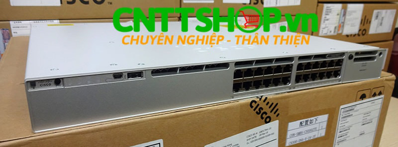 Switch Cisco C9300-24t-3 giá tốt