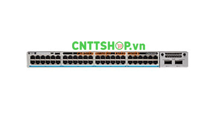 Thiết bị switch C9300-48H-A 48 cổng RJ45 có UPoE thêm 1 khe cắm Modular Uplink rời