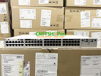 Switch Cisco C9300-48P-A 48 Ports PoE+ Network Advantage