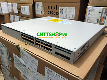 C9300L-24P-4G-A Cisco C9300L 24 Ports PoE+, 4X1G uplinks, Network Advantage
