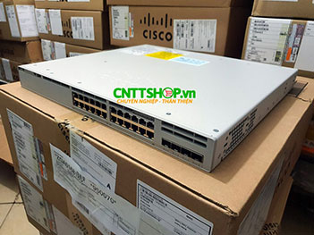 C9300L-24P-4G-E Cisco C9300L 24 Ports PoE+, 4X1G uplinks, Network Essentials