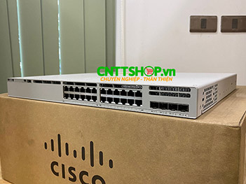 C9300L-24P-4X-A Cisco C9300L 24 Ports PoE+, 4X10G uplinks, Network Advantage