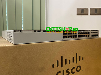 C9300L-24P-4X-A Cisco C9300L 24 Ports PoE+, 4X10G uplinks, Network Advantage