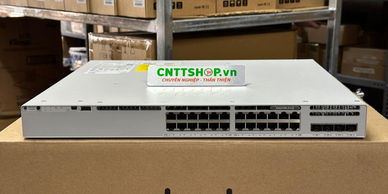 Thiết bị chuyển mạch switch cisco C9300L-24T-4G-E