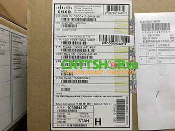 Switch Cisco C9300L-24T-4G-E 24 Ports GE, 4X1G uplinks, Network Essentials