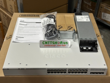 Switch Cisco C9300L-24T-4G-E 24 Ports GE, 4X1G uplinks, Network Essentials
