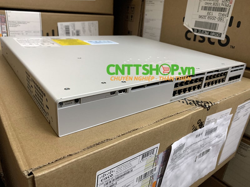 Cisco C9300L-24T-4X-E 24 Ports GE, 4X10G SFP+ uplinks, Network Essentials