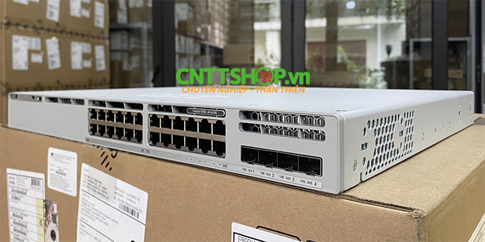 Cisco C9300L-24T-4X-E 24 Ports GE, 4X10G SFP+ uplinks, Network Essentials
