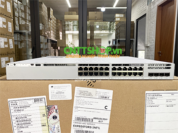 C9300L-24T-4X-E Cisco C9300L 24 Ports GE, 4X10G uplinks, Network Essentials