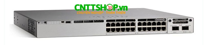 Switch Cisco Catalyst 9300 series C9300L-24UXG-2Q-E 24-port, Network Essentials.