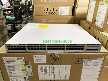 C9300L-48P-4X-A Cisco C9300L 48 Cổng PoE+, 4X10G uplinks, Network Advantage