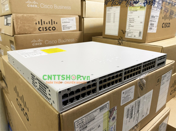 C9300L-48P-4X-A Cisco C9300L 48 Cổng PoE+, 4X10G uplinks, Network Advantage