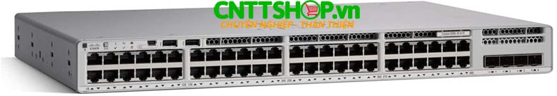 Switch Cisco Catalyst 9300 series C9300L-48PF-4X-E 48-port.